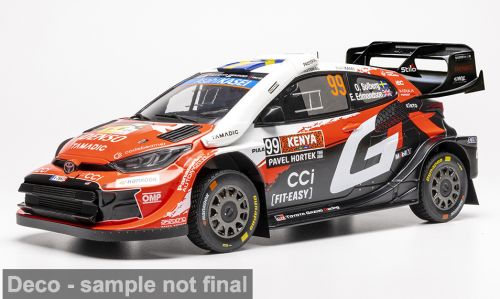 1:18 Ixo - Toyota GR Yaris Rally1 Team Toyota Gazoo Racing #99 Safari Rally Kenya WRC 2026 - O. Solberg / E. Edmondson