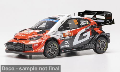 1:43 Ixo - Toyota GR Yaris Rally1 Team Toyota Gazoo Racing #18 Safari Rally Kenya 2026 - T. Katsuta / A. Johnston