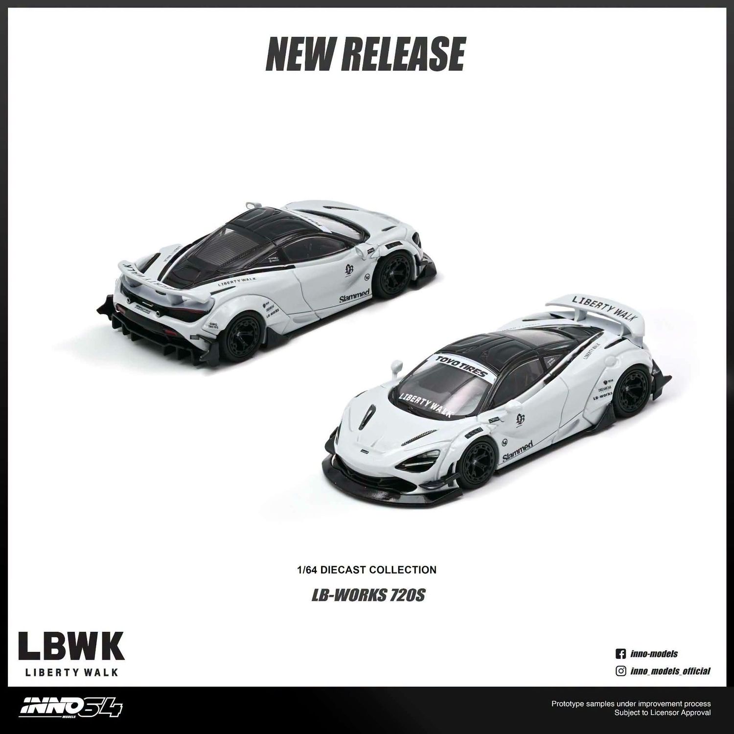 1:64 Inno64 - Liberty Walk 720S, white