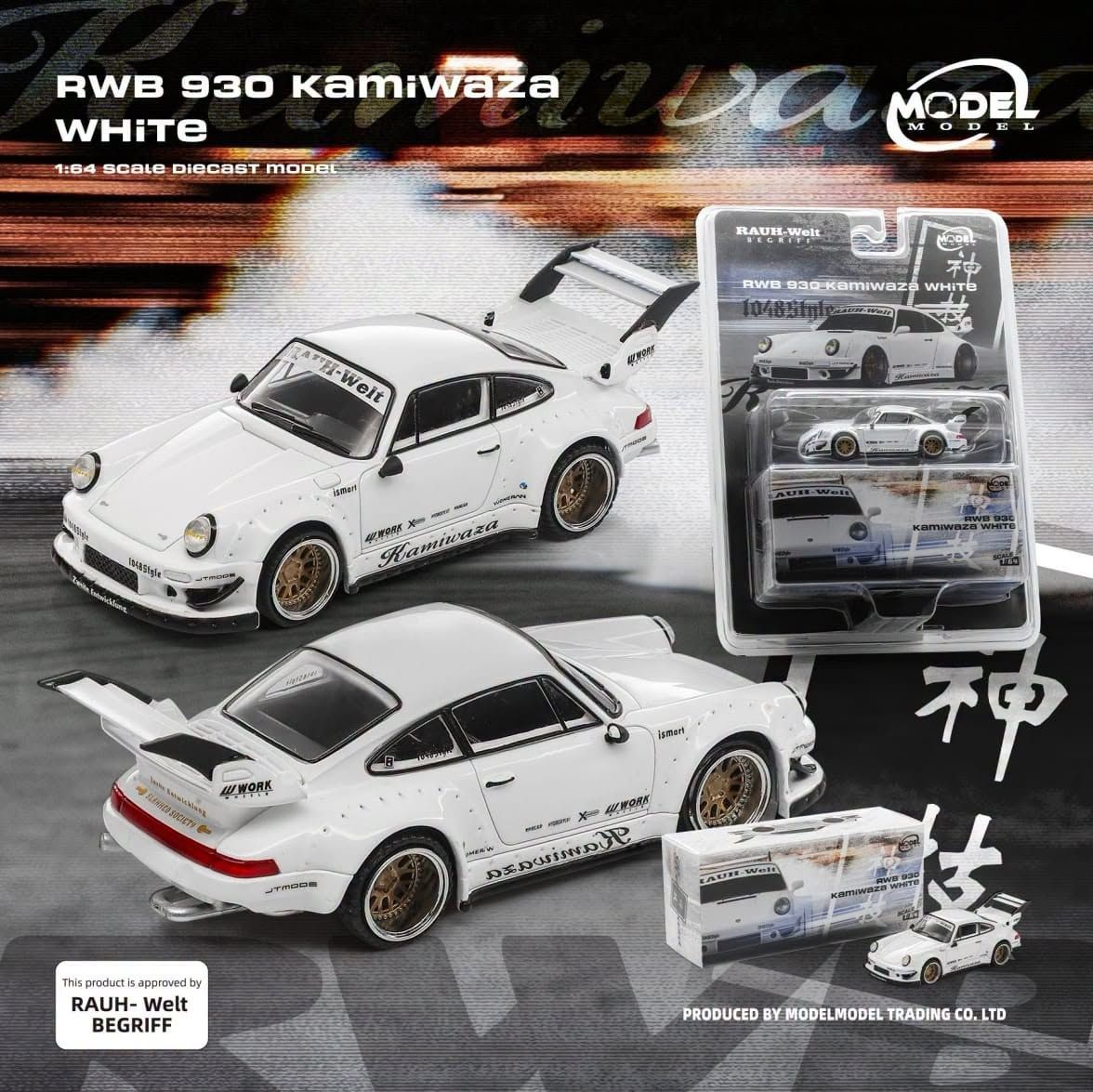 1:64 ModelModel - RWB 930, Kamiwaza white 1:64 ModelModel - RWB 930, Kamiwaza white
