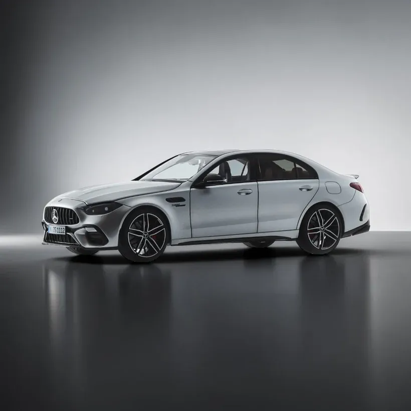 1:18 NZG - 2025 Mercedes-Benz S-Class S63 AMG E Performance Silver