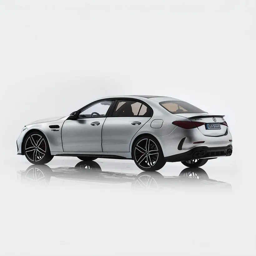 1:18 NZG - 2025 Mercedes-Benz S-Class S63 AMG E Performance Silver