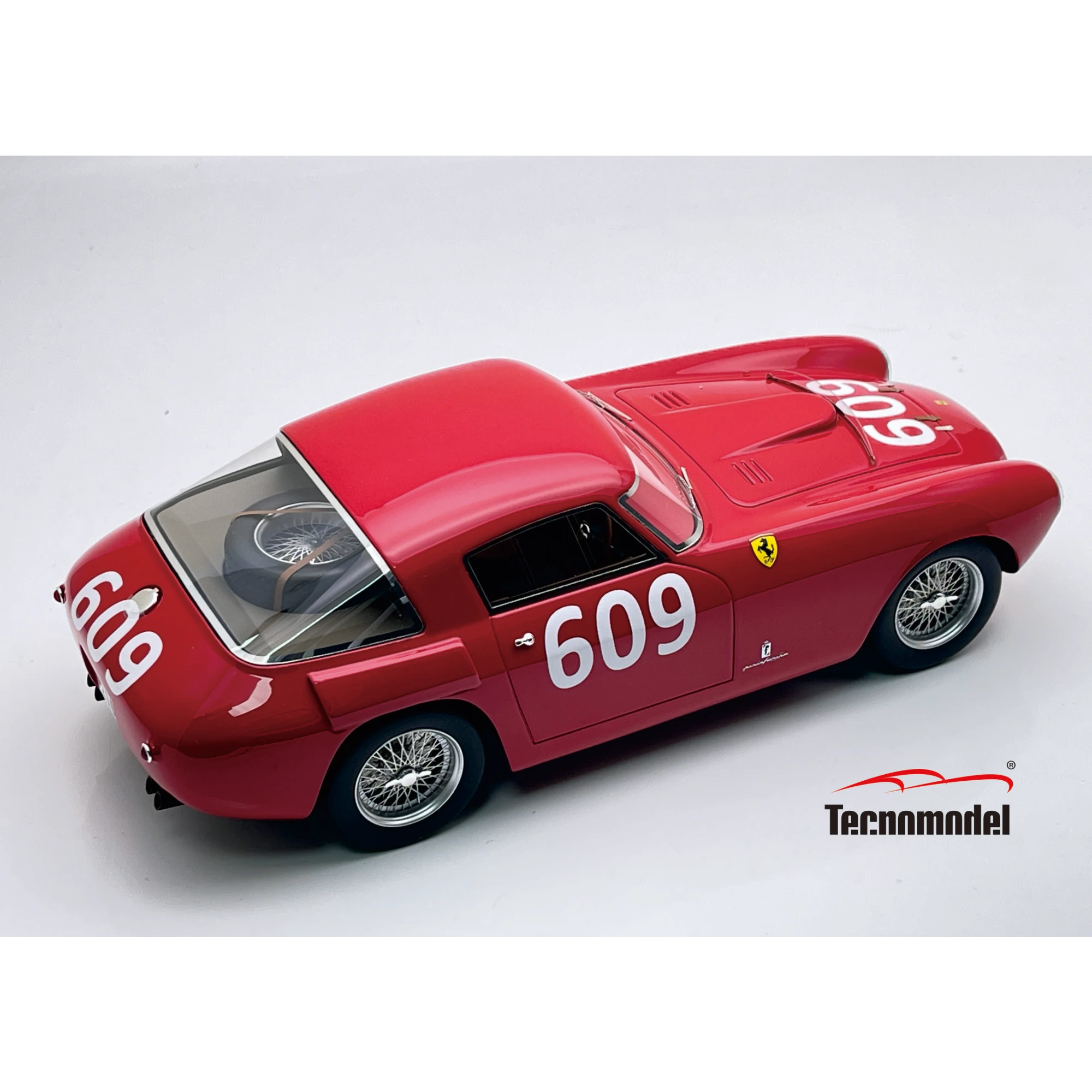 1:18 Tecnomodel - Ferrari 250 MM Mille Miglia 1953 #609 DNF - G. Bracco / A. Rolfo
