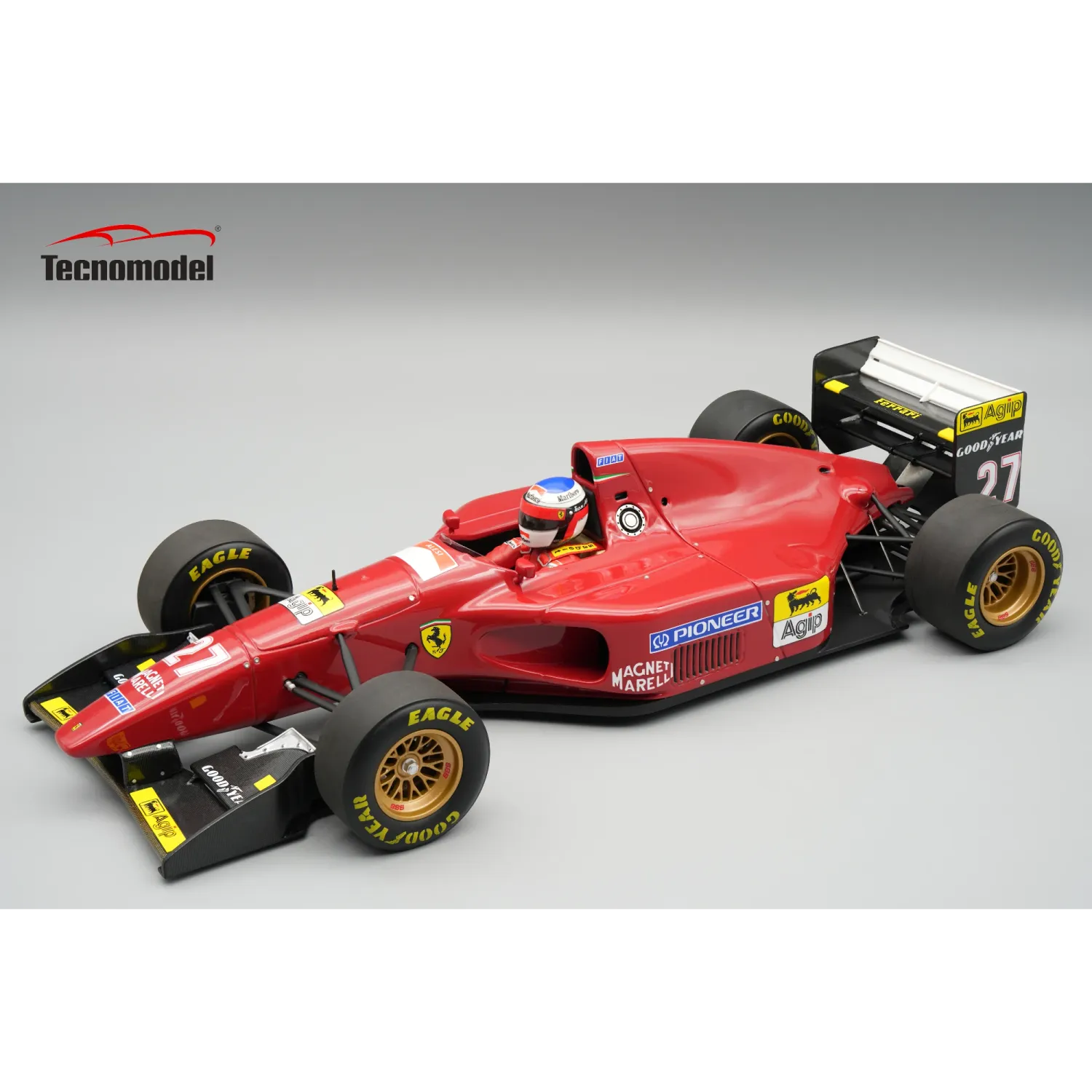 1:18 Tecnomodel - Ferrari 412T1 Brazilian GP 1994 - J. Alesi *With Driver Figure* 1:18 Tecnomodel - Ferrari 412T1 Brazilian GP 1994 - J. Alesi *With Driver Figure*