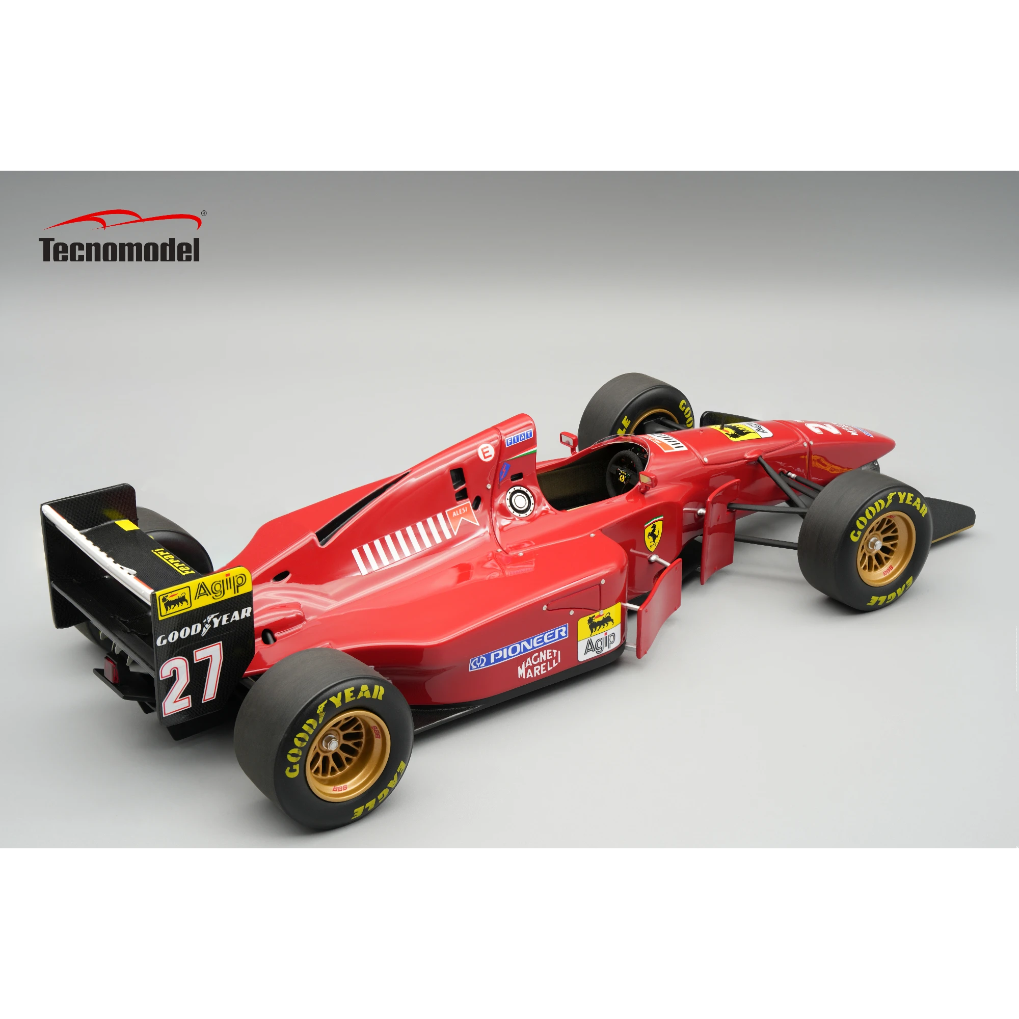 1:18 Tecnomodel - Ferrari 412T1B German GP 1994 - J. Alesi *Smooth Tyres*