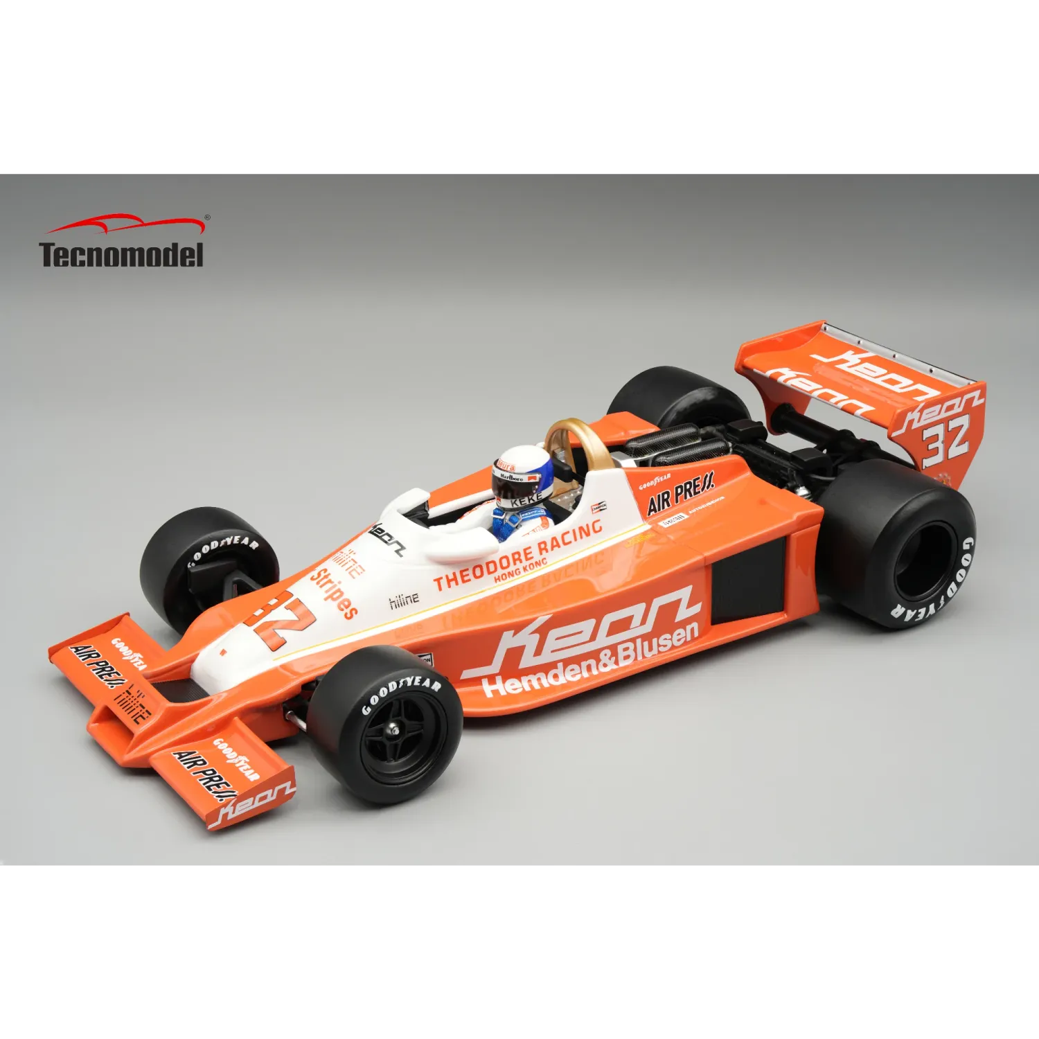 1:18 Tecnomodel - Wolf WR3 German GP 1978 - K. Rosberg *With Driver Figure*