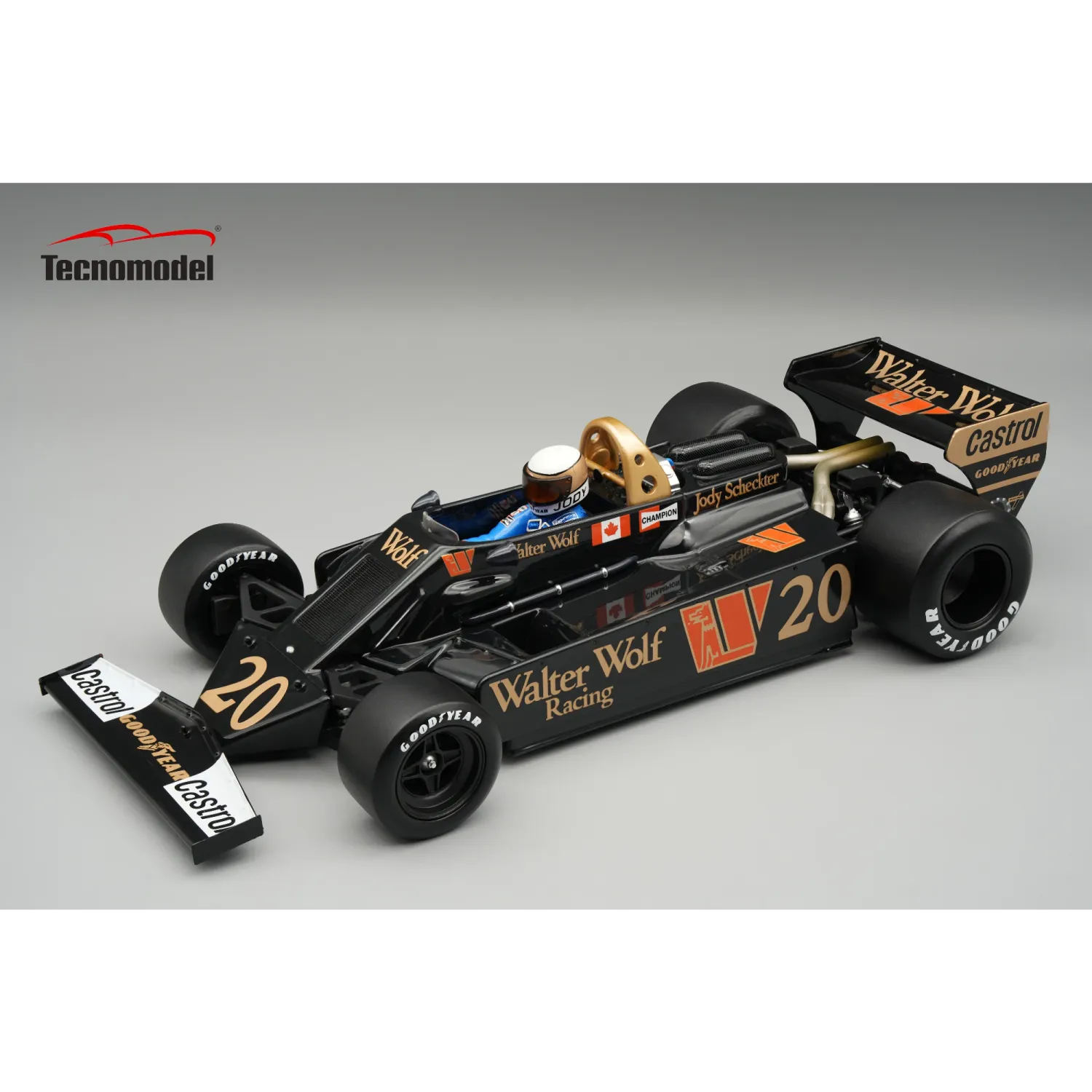 1:18 Tecnomodel - Wolf WR3/5 German GP 1978 - J. Scheckter *With Driver Figure*