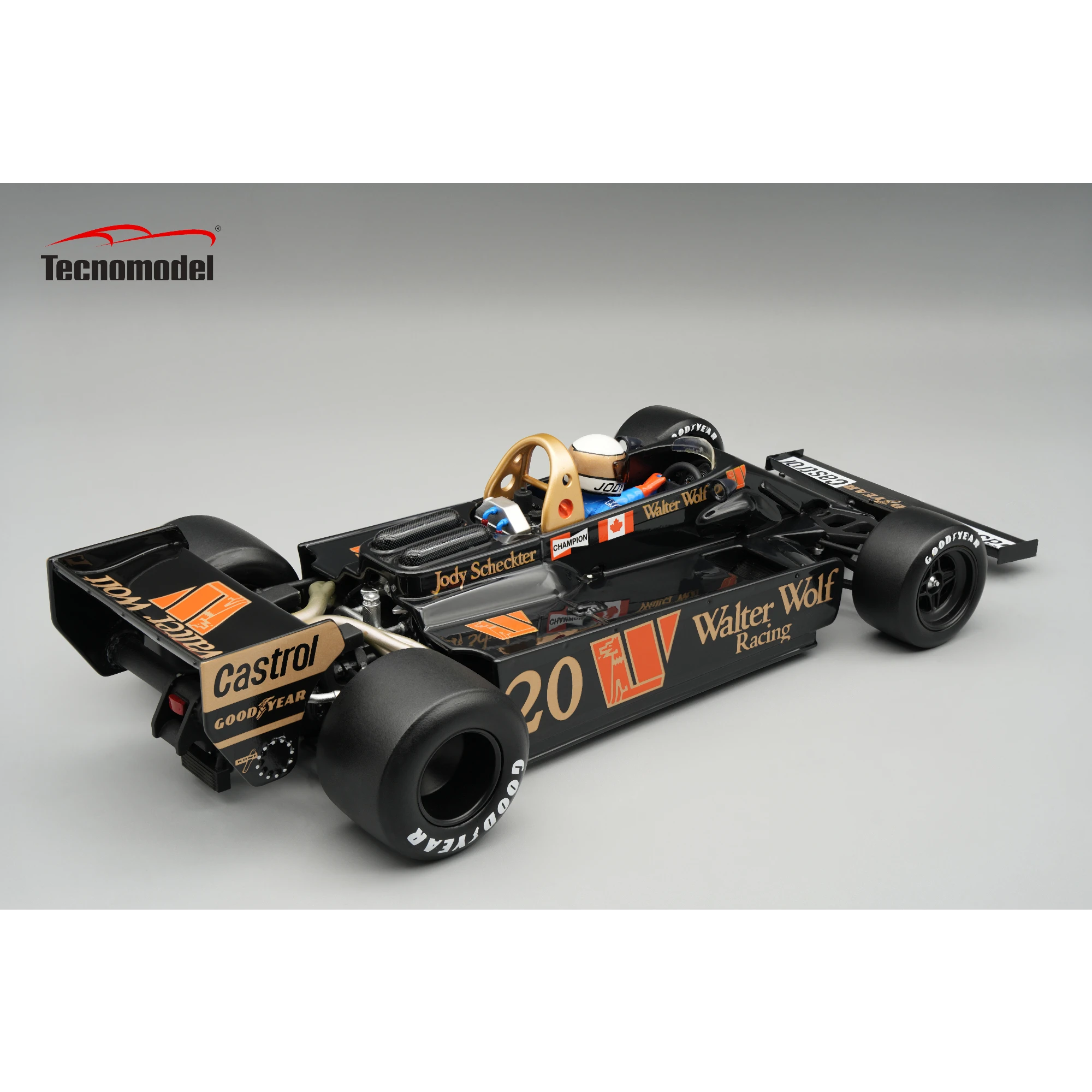 1:18 Tecnomodel - Wolf WR3/5 German GP 1978 - J. Scheckter *With Driver Figure*