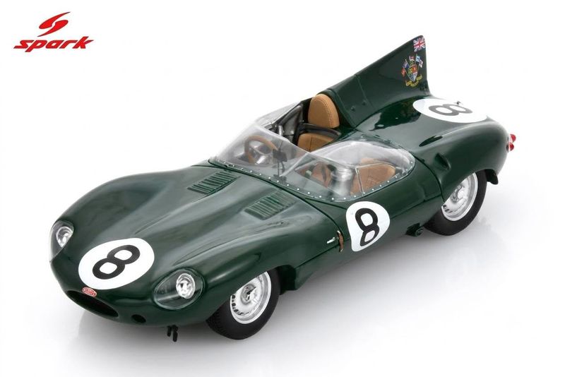 1:43 Spark - Jaguar D-Type Le Mans 1958 #8 - D. Hamilton / I. Bueb 1:43 Spark - Jaguar D-Type Le Mans 1958 #8 - D. Hamilton / I. Bueb