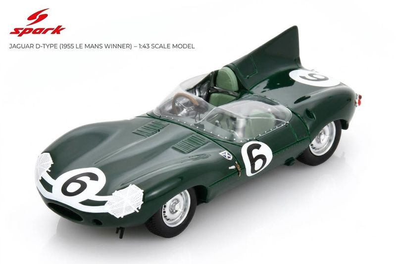 1:43 Spark - Jaguar D-Type Le Mans 1958 #6 - J. Fairman / M. Gregory 1:43 Spark - Jaguar D-Type Le Mans 1958 #6 - J. Fairman / M. Gregory