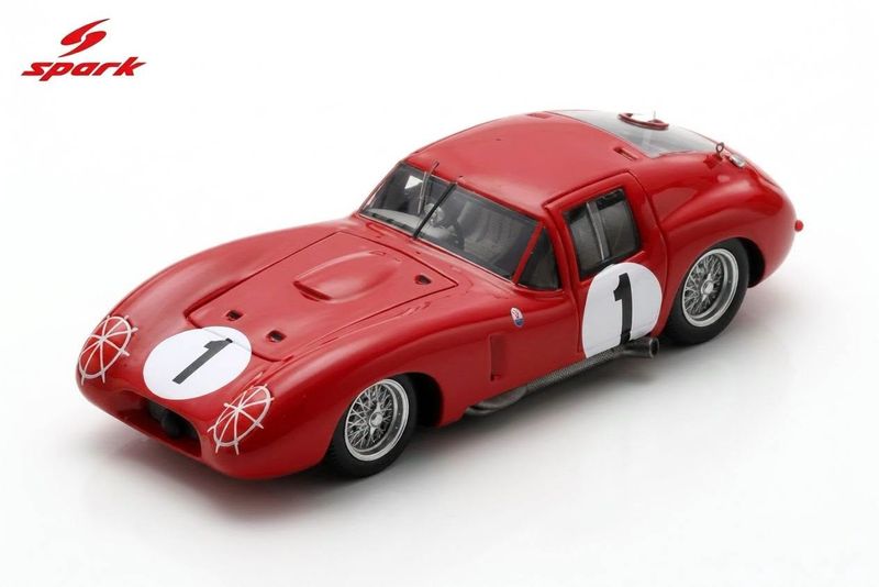 1:43 Spark - Maserati 450S Zagato Coupé Le Mans 1957 #1 - S. Moss / H. Schell 1:43 Spark - Maserati 450S Zagato Coupé Le Mans 1957 #1 - S. Moss / H. Schell