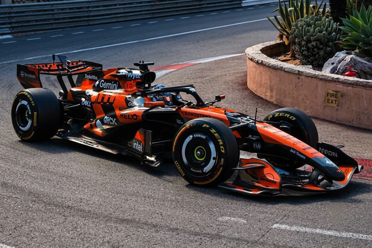 1:43 Spark - McLaren MCL40 Monaco GP 2026 #81 - O. Piastri