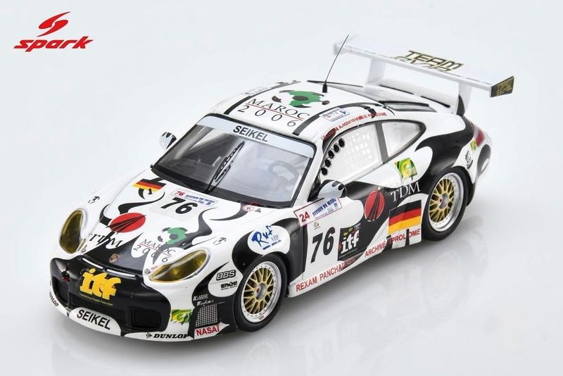1:43 Spark - Porsche 996 GT3 R Le Mans 2000 #76 - Cohen / Olivar / Burgess / Neugartner 1:43 Spark - Porsche 996 GT3 R Le Mans 2000 #76 - Cohen / Olivar / Burgess / Neugartner