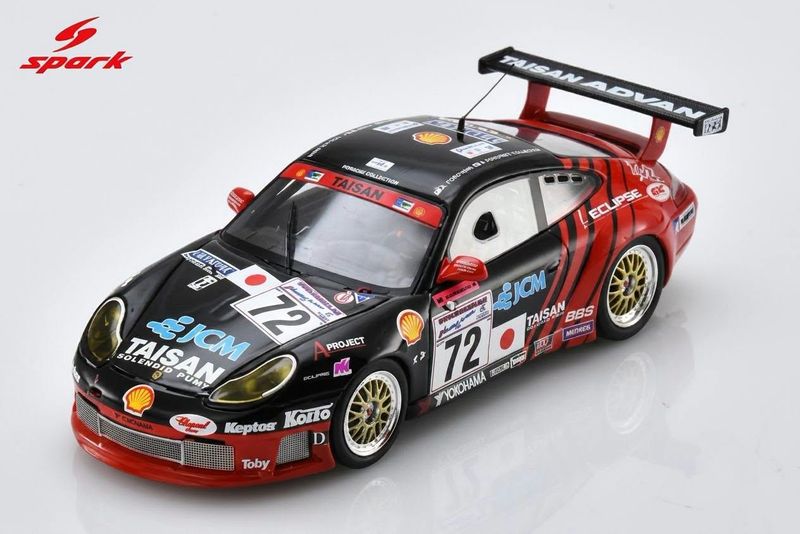 1:43 Spark - Porsche 996 GT3 RS Le Mans 2001 #72 - Nishizawa / Yogo / Fukuyama 1:43 Spark - Porsche 996 GT3 RS Le Mans 2001 #72 - Nishizawa / Yogo / Fukuyama