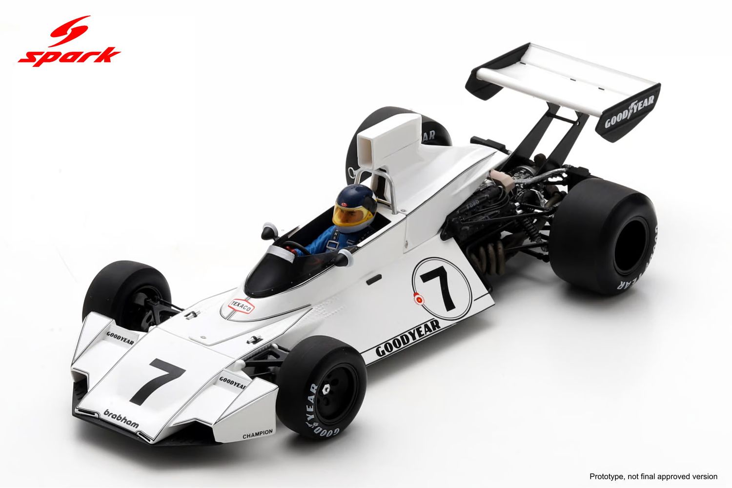 1:18 Spark - Brabham BT44 South African GP 1974 #7 Winner - C. Reutemann