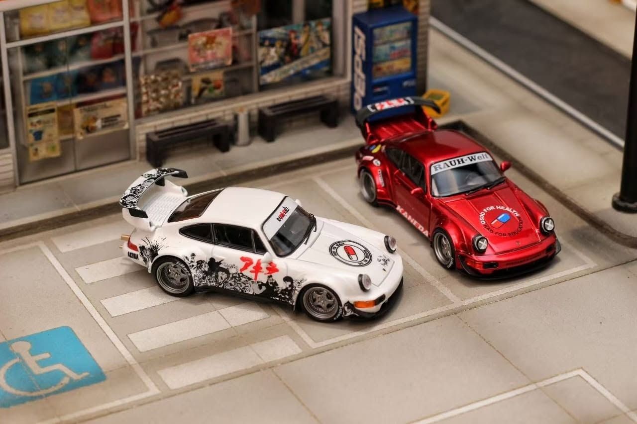 1:64 Street Weapon - Porsche 964 *Akira*, red