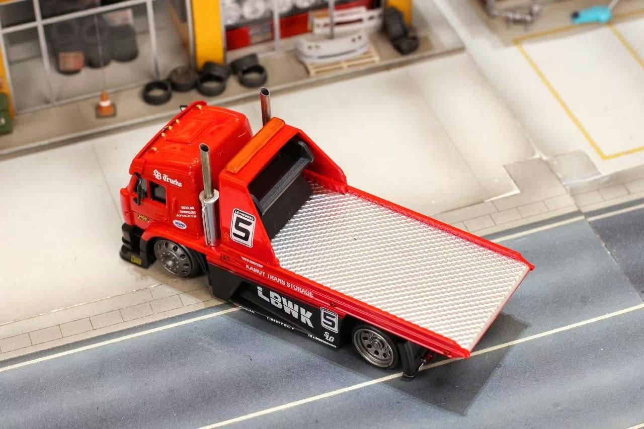 1:64 Street Weapon - Truck, red