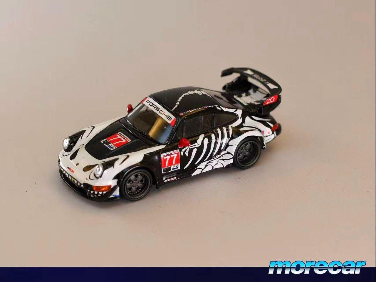 1:64 Street Weapon - Porsche 964 *Bone dragon*, white/black