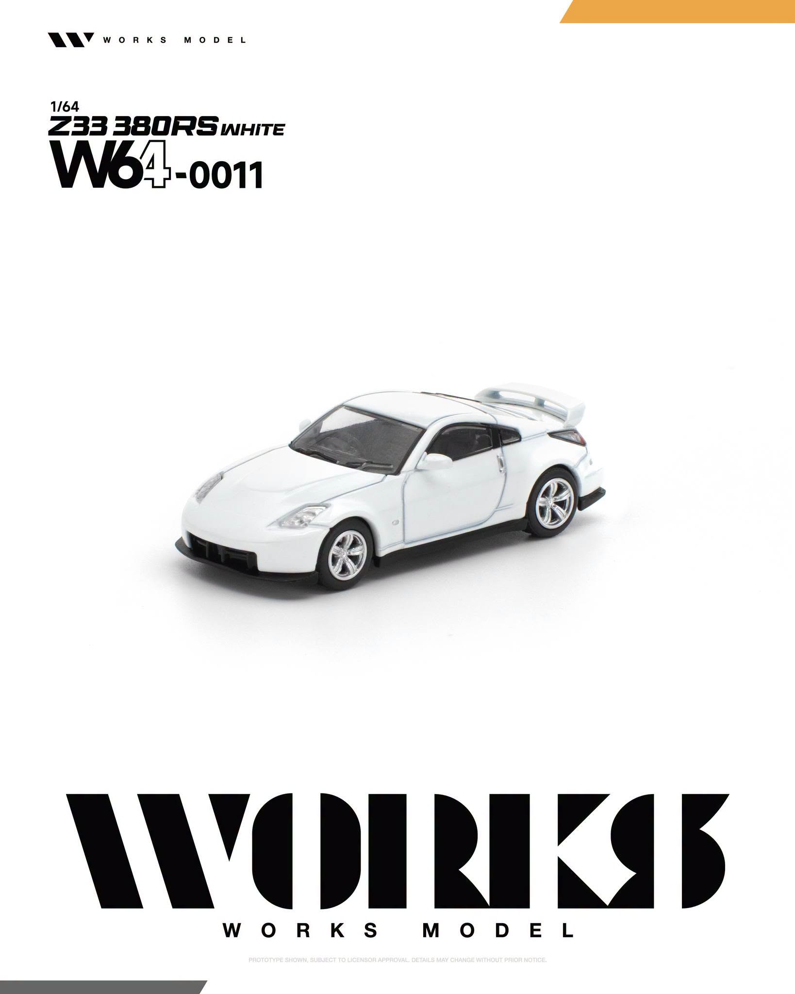 1:64 Works Model - Nissan Z33 380RS, white