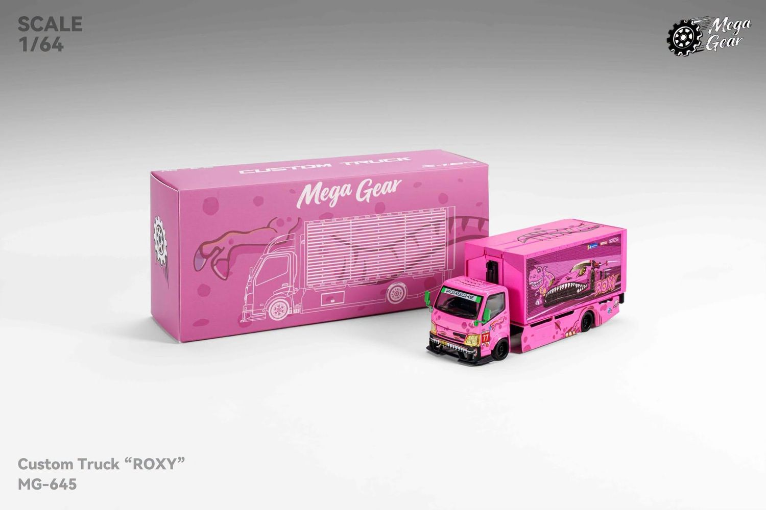 1:64 Mega Gear - Custom Box Truck, pink
