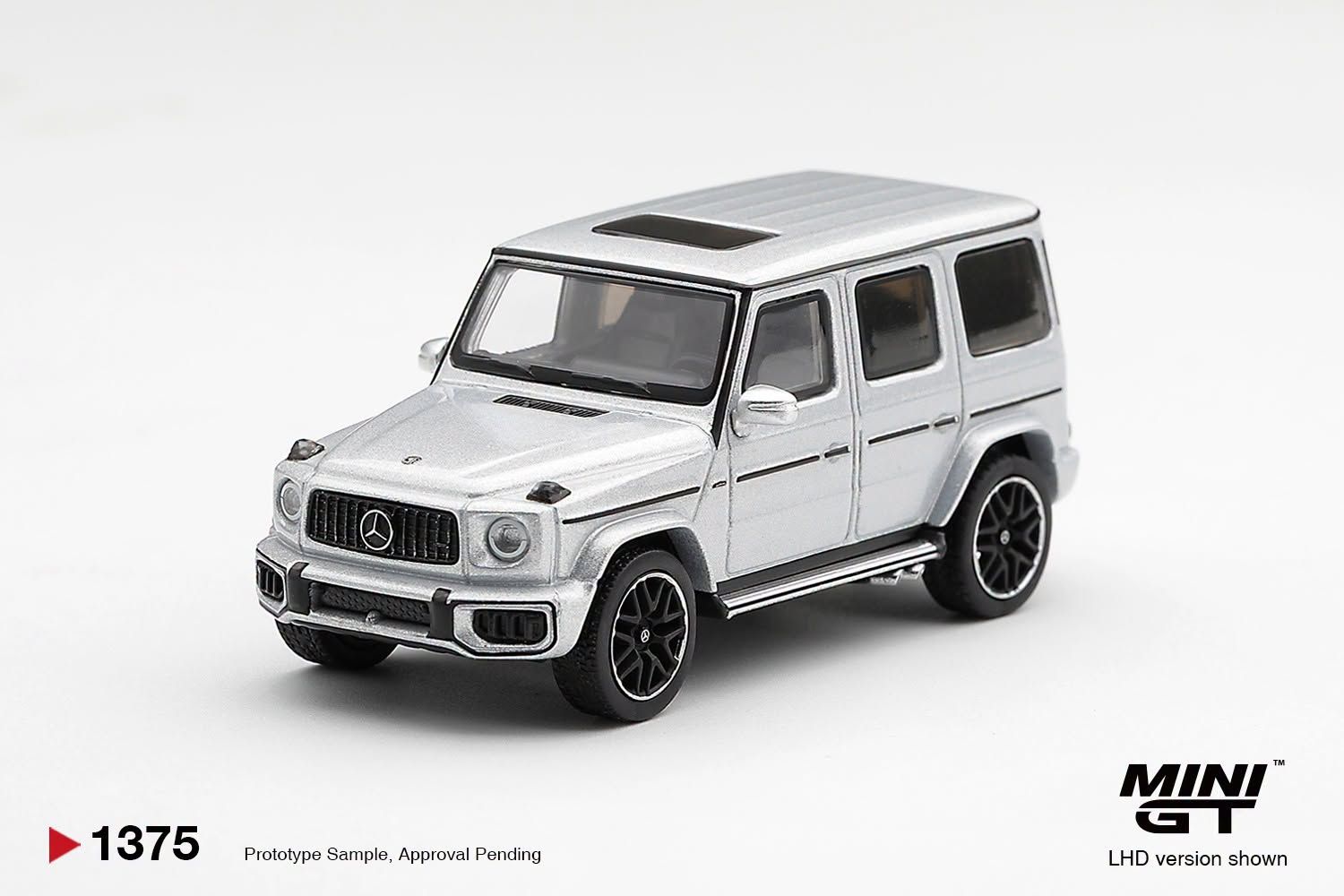 1:64 Mini GT - 2022 Mercedes-Benz G63, silver metallic