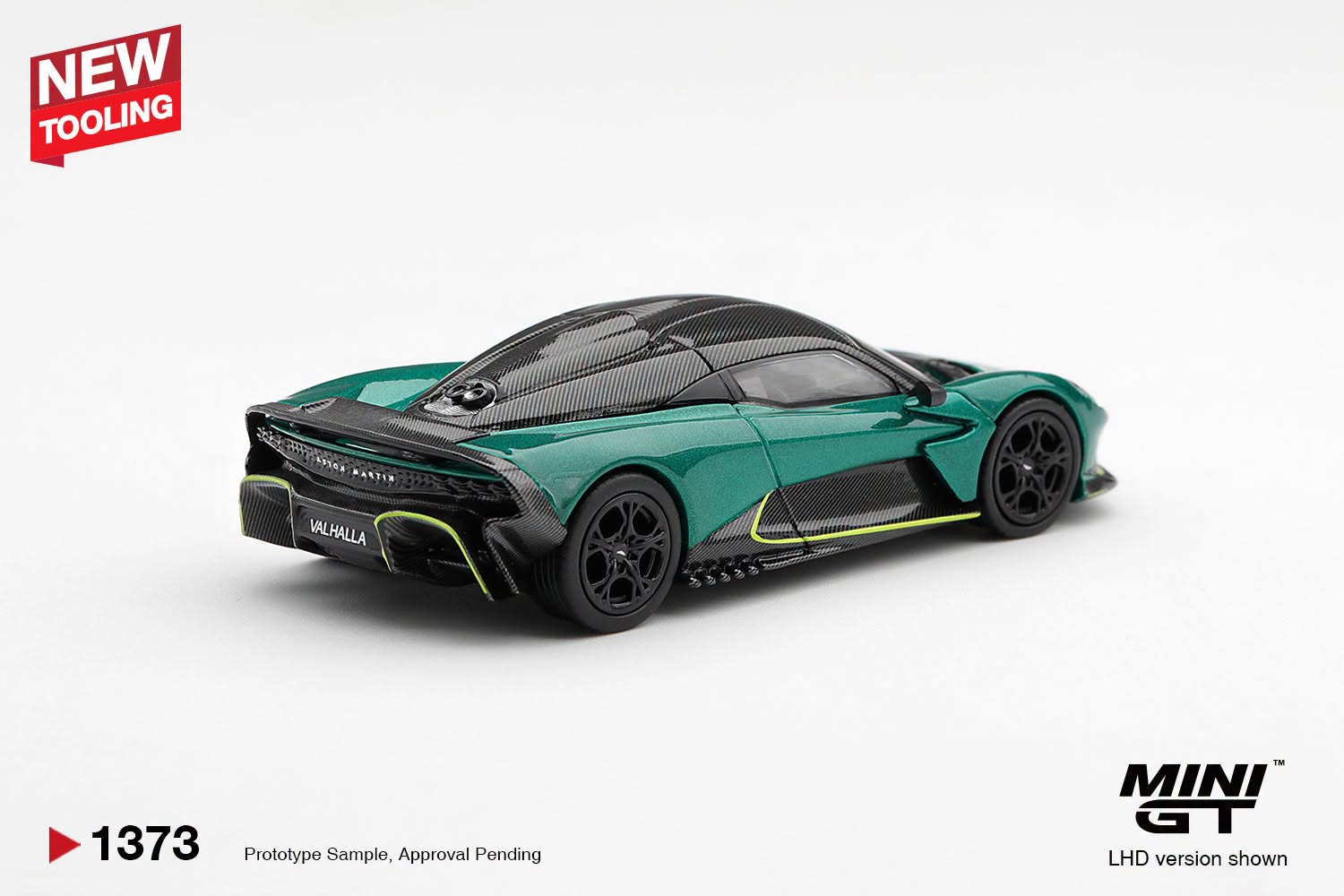 1:64 Mini GT - 2025 Aston Martin Valhalla Podium, green *Blister packaging*