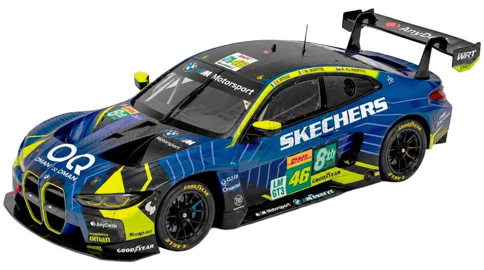 1:43 Minichamps - BMW M4 GT3 #46 Team WRT 6h São Paulo 2024 V. Rossi / M. Martin / A. Al Harthy