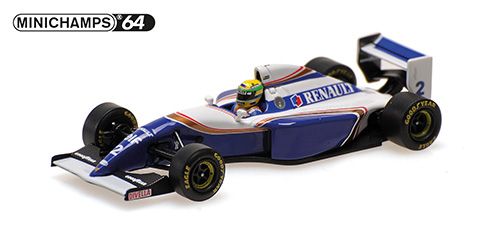 1:64 Minichamps - Williams FW16 #2 Rothmans Renault Test Paul Ricard 1994 A. Senna