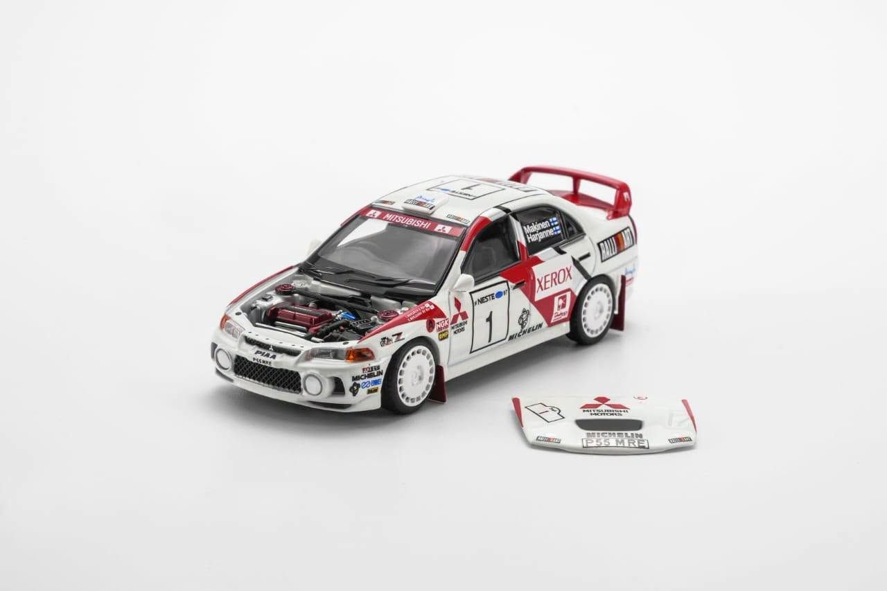 1:64 Motorhelix - 1997 Mistubishi EVO4 GSR Champion of WRC Finland