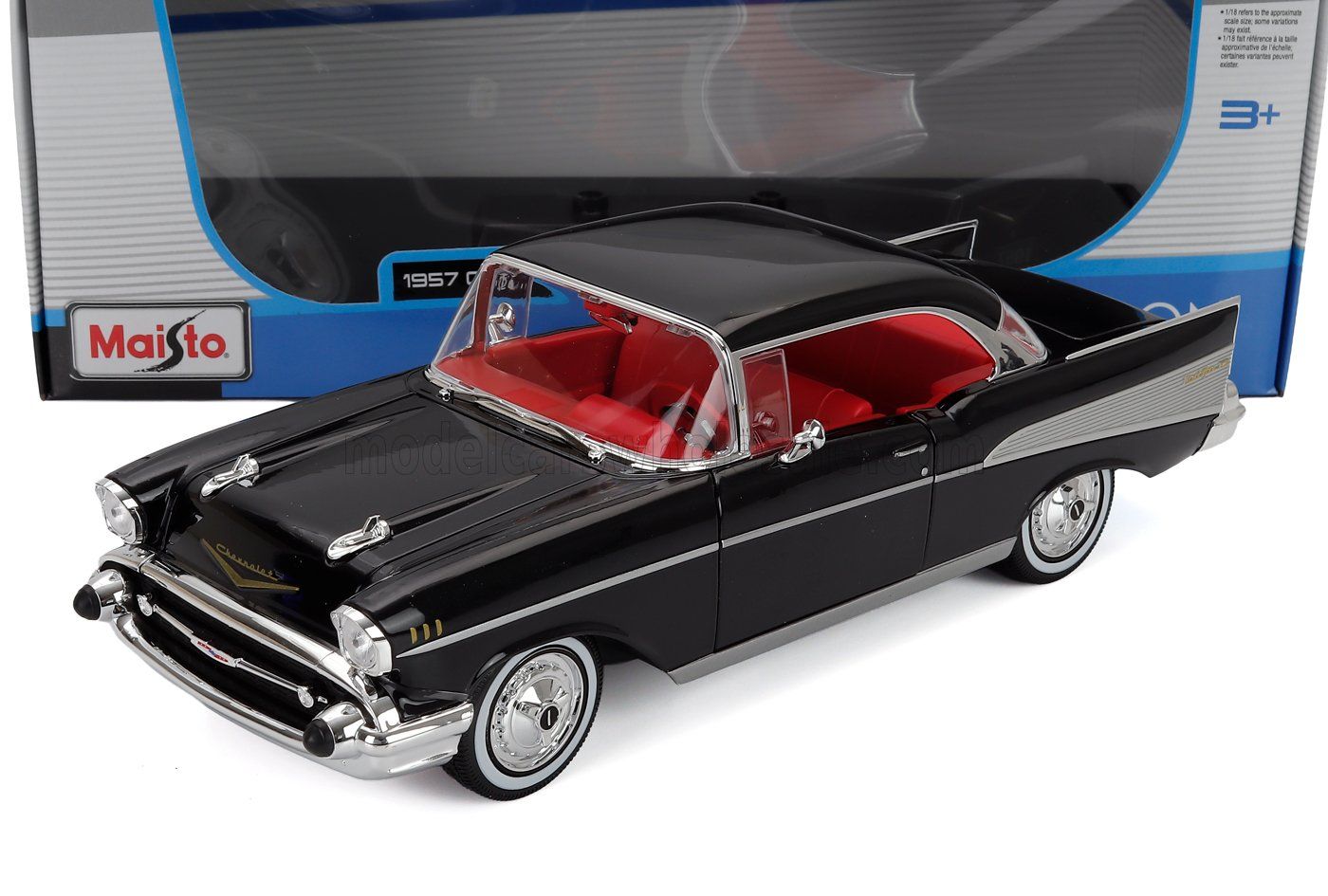 1:18 Maisto - 1957 Chevrolet Bel Air Black