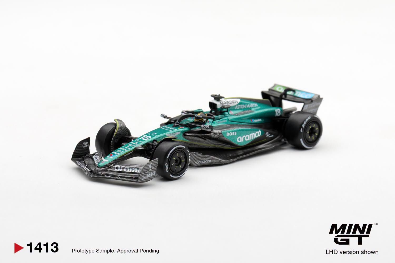 1:64 Mini GT - 2024 Aston Martin AMR26 #18 Lance Stroll Las Vegas GP *Blister packaging*