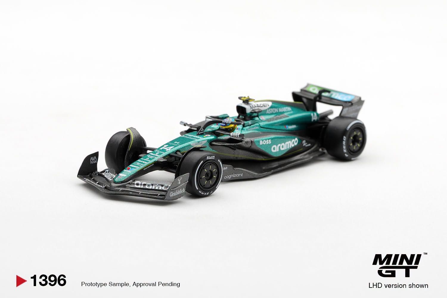1:64 Mini GT - 2024 Aston Martin AMR24 #14 Fernando Alonso Las Vegas GP *Blister packaging*