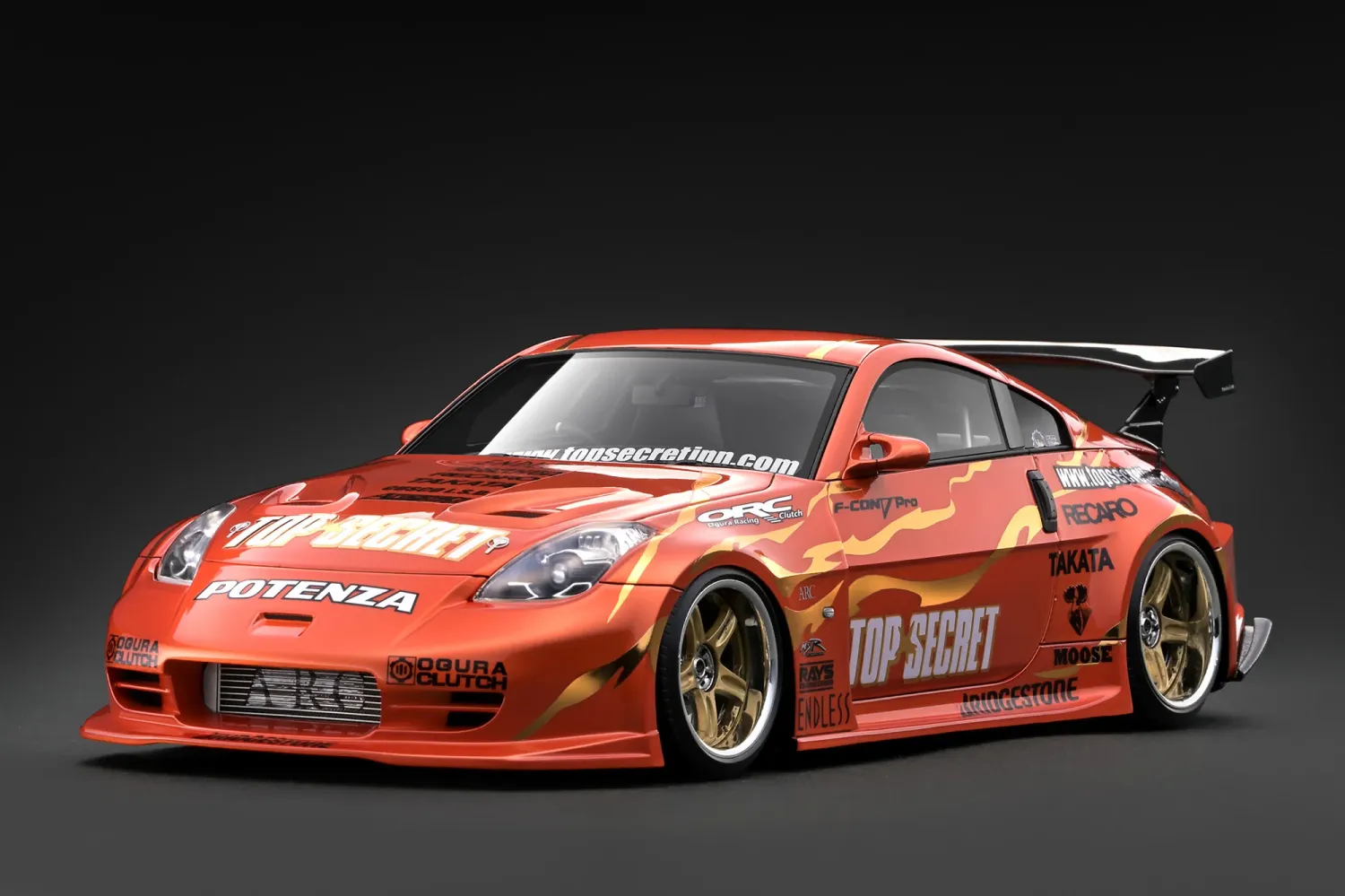 1:18 Ignition - Top Secret Fairlady Z (Z33), orange metallic