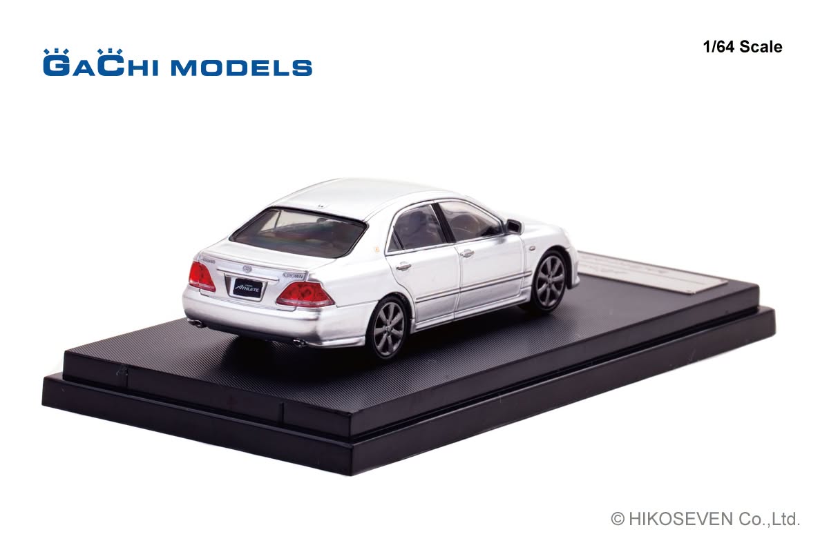 1:64 Gachi Models - 2005 Toyota Crown Athlete, silver metallic