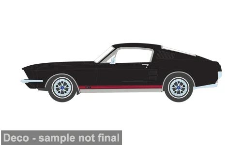 1:64 Ixo USA - 1967 Ford Mustang GT Fastback Black