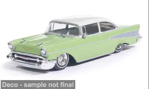 1:64 Ixo USA - 1957 Chevrolet Bel Air Light Green / White