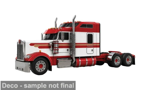 1:64 Ixo USA - 1990 Kenworth W900 Red / White