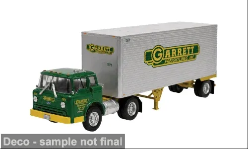 1:43 Ixo USA - 1980 Ford C-Series 800 Garrett Freightlines