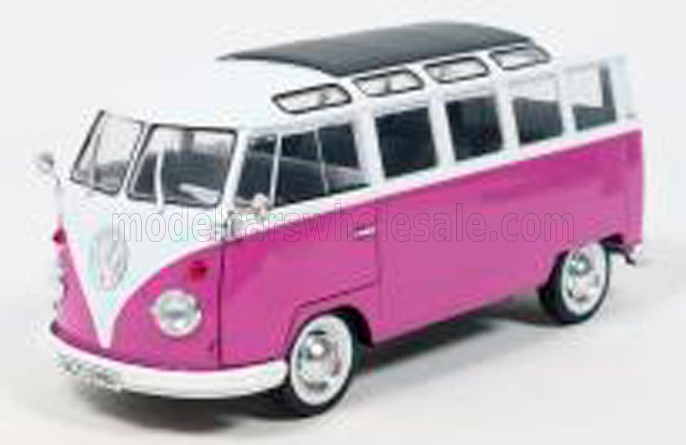 1:18 Solido - 1962 Volkswagen T1 Samba Minibus, Purple/White