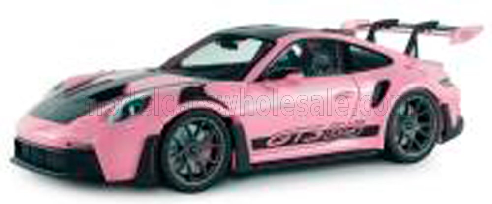 1:18 Solido - 2024 Porsche 911 (992) GT3 RS Weissach Package Coupé, Pink/Black