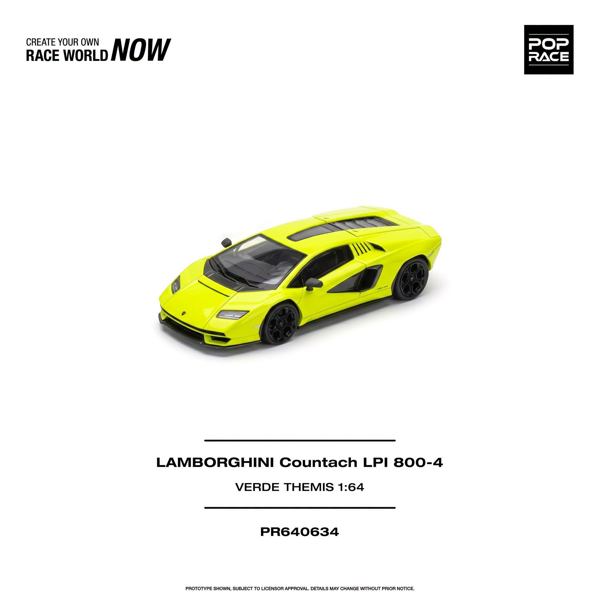 1:64 Pop Race Limited - Lamborghini Countach LPI 800-4, verde themis
