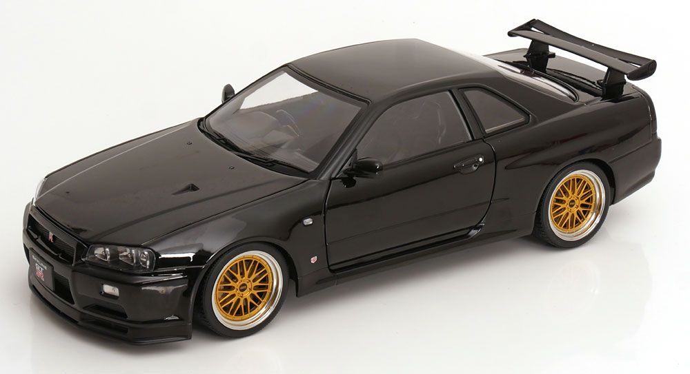 1:12 KK Scale - Nissan Skyline GT-R R34 V-Spec II BBS Felgen 2001 schwarz
