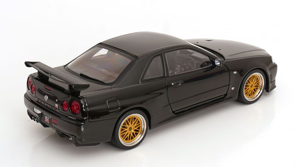 1:12 KK Scale - Nissan Skyline GT-R R34 V-Spec II BBS Felgen 2001 schwarz