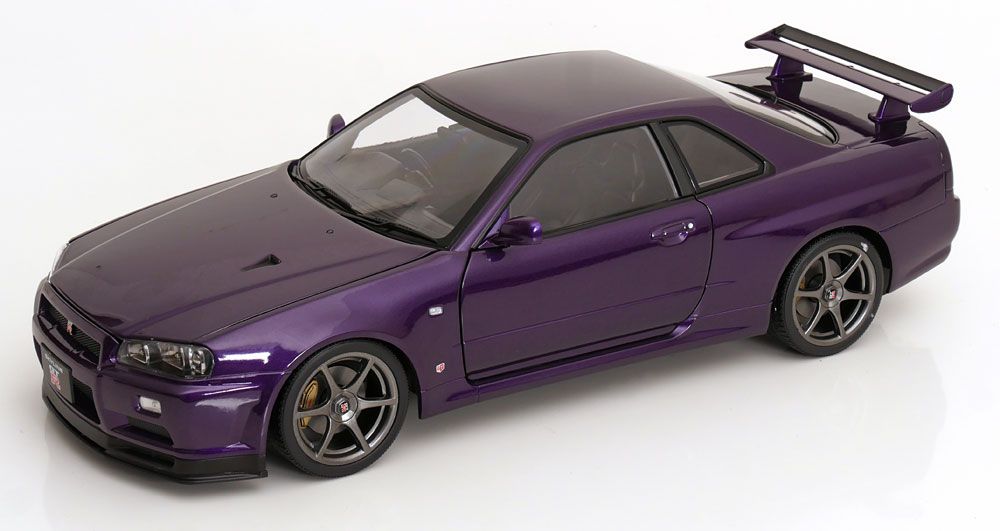 1:12 KK Scale - Nissan Skyline GT-R R34 V-Spec II OEM Felgen 2001 violett-metallic