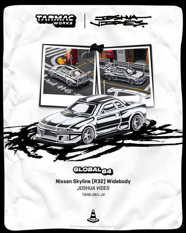 1:64 Tarmac - 2026 Nissan Skyline GTR (R32) Designer By Joshua Vides