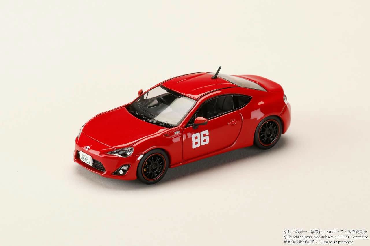 1:64 Hobby Japan - Toyota 86 GT (ZN6) at Ashinoko GT/MF GHOST –Kanata Katagiri, red