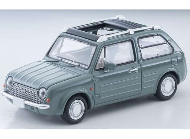 1:64 Tomica Limited Vintage - 1989 Nissan PAO Canvas Top, olive grey
