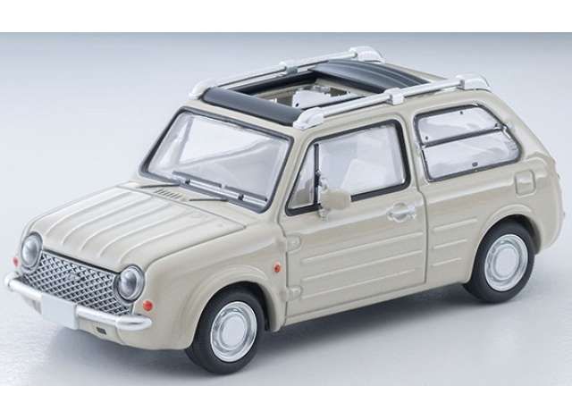 1:64 Tomica Limited Vintage - 1989 Nissan PAO Canvas Top, ivory
