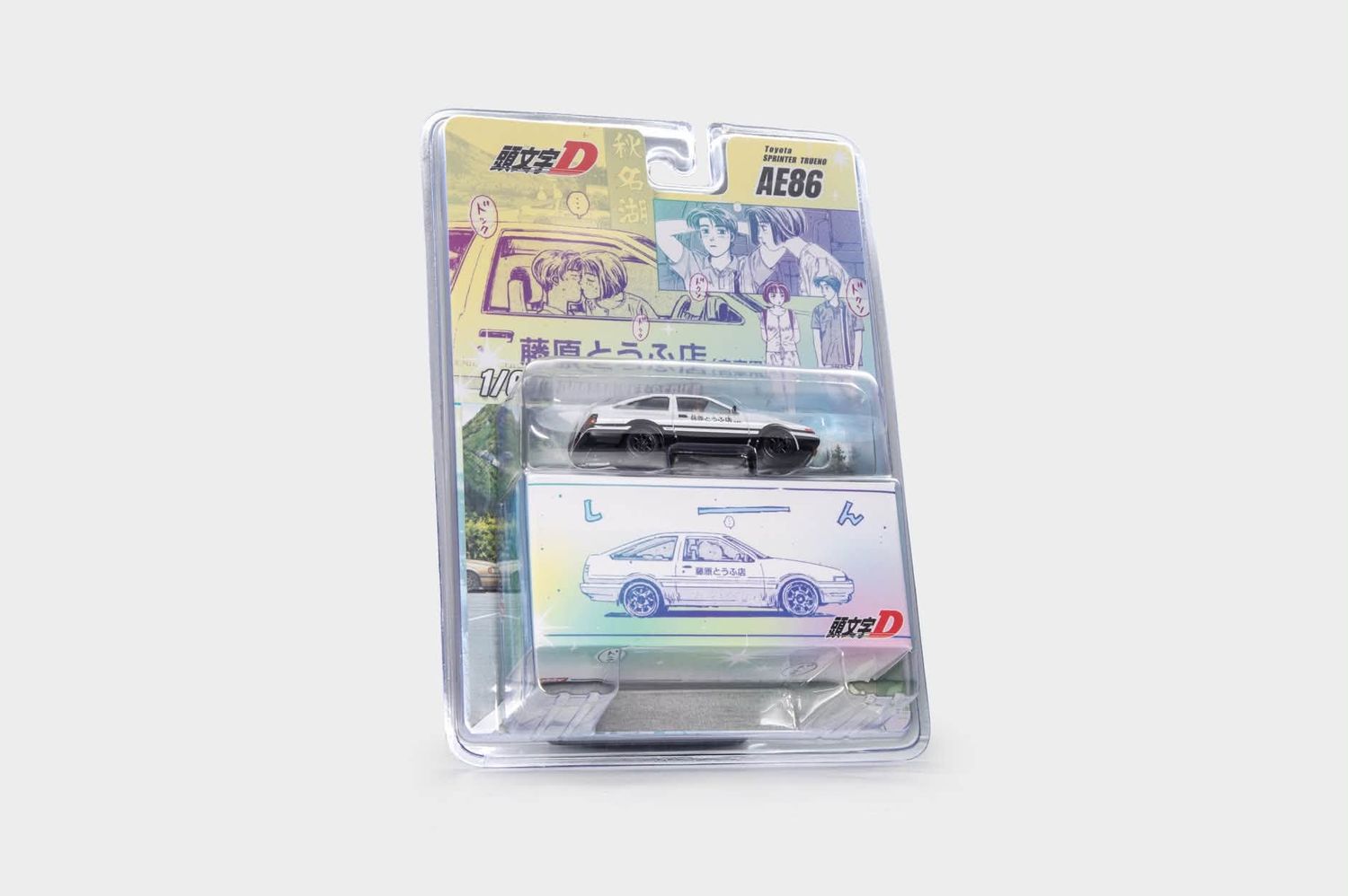 1:64 Hobby Japan - Toyota Sprinter Trueno (AE86)/INITIAL D Takumi Fujiwara vs Natsuki Mogi *APAxpo Exclusives*