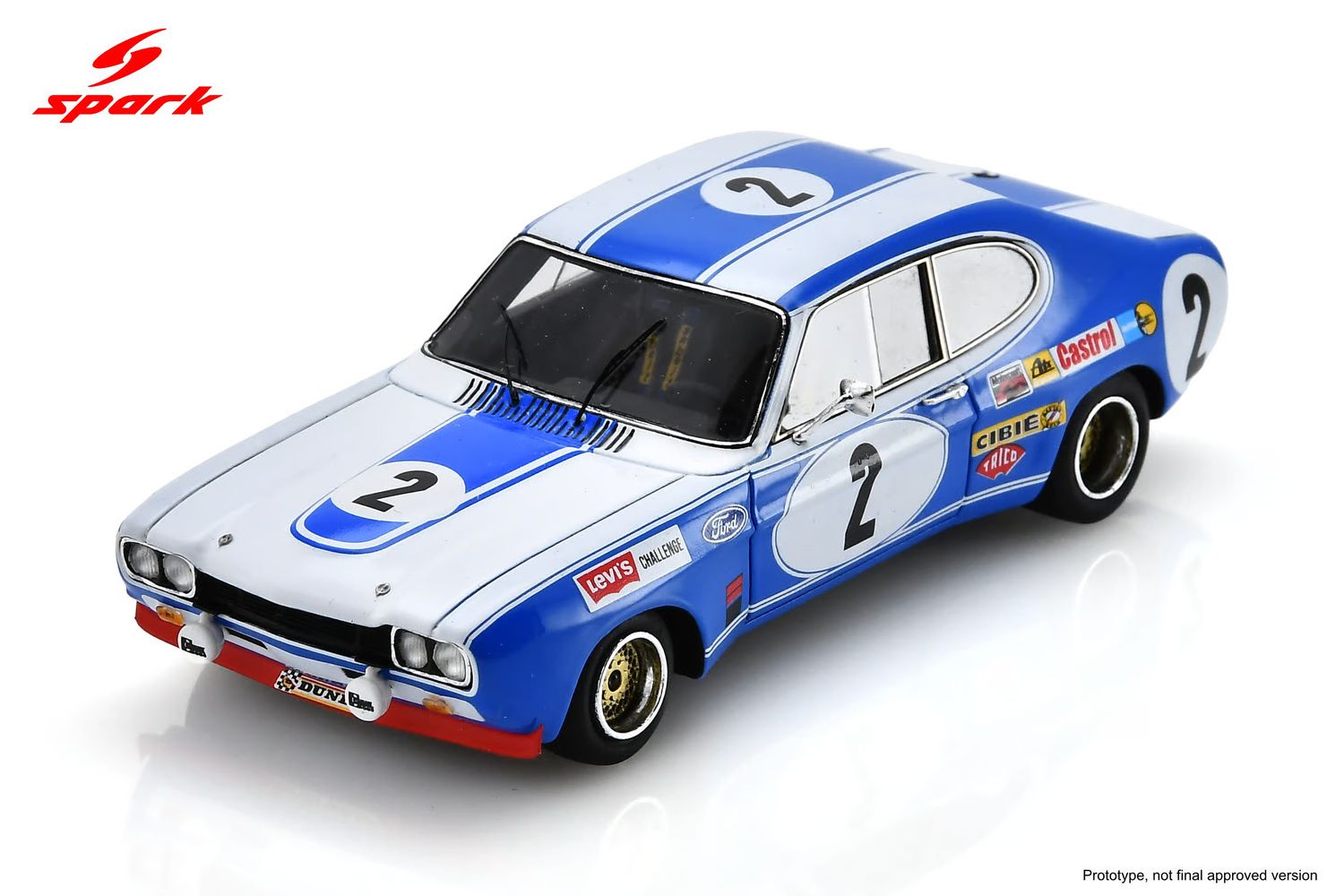 1:43 Spark - Ford Capri RS 2600 Gr.2 Winner Spa 24H 1972